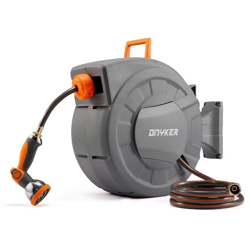 DNYKER Retractable Garden Hose Reel