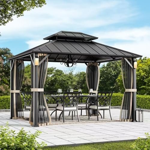 DNYKER Gazebo – Weather-Resistant Pop-Up Canopy for Backyard & Patio