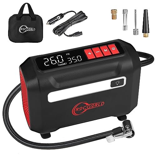 DNYKER Tire Inflator – Portable Air Compressor for Car, Bike & Emergency Use